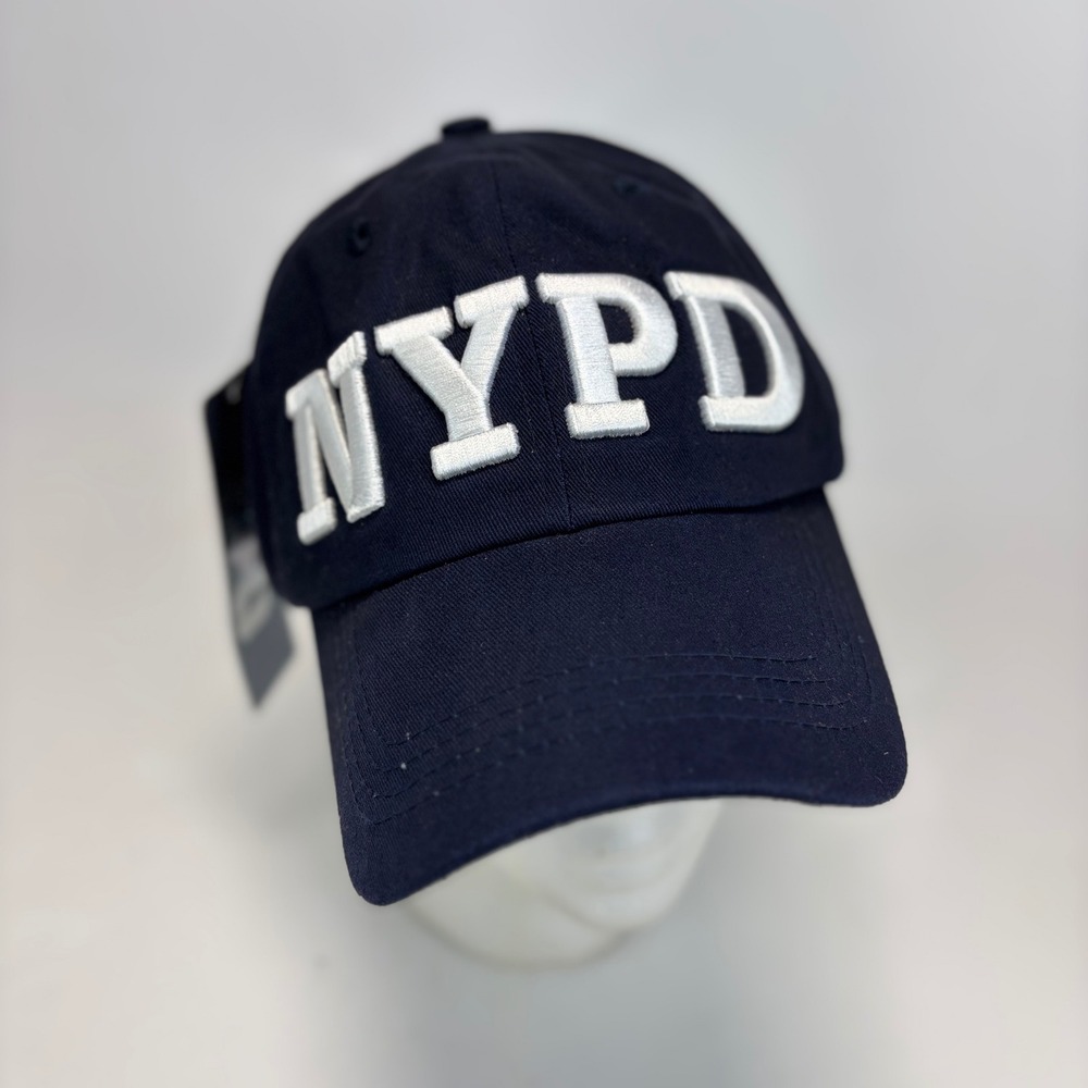 NYPD Baseball Cap Unisex OSFA Navy Blue New‎ Official Licensed Embroidered Hat